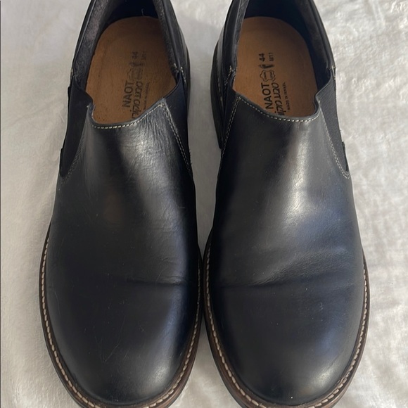 Naot Men's Black Leather Shoes size 10.5 - Picture 1 of 7